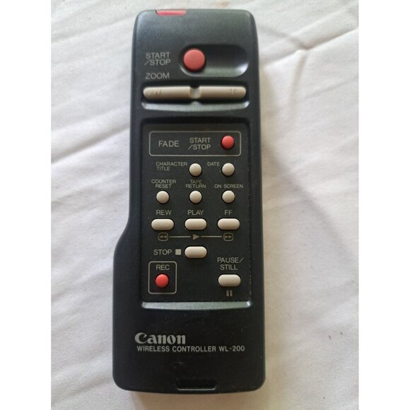 Canon WL-200 Camcorder Video Camera Wireless Remote Controller Black Genuine - Picture 1 of 4